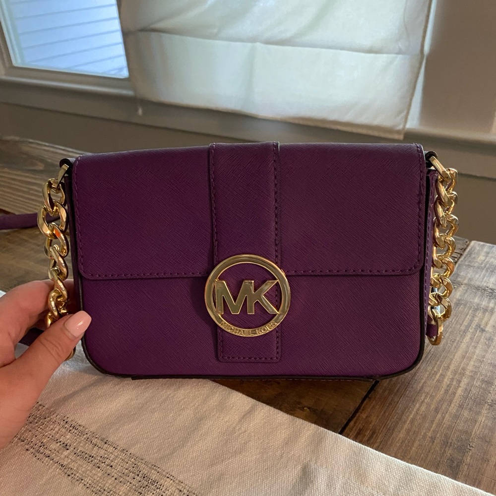 Michael Kors Purple Crossbody Purse